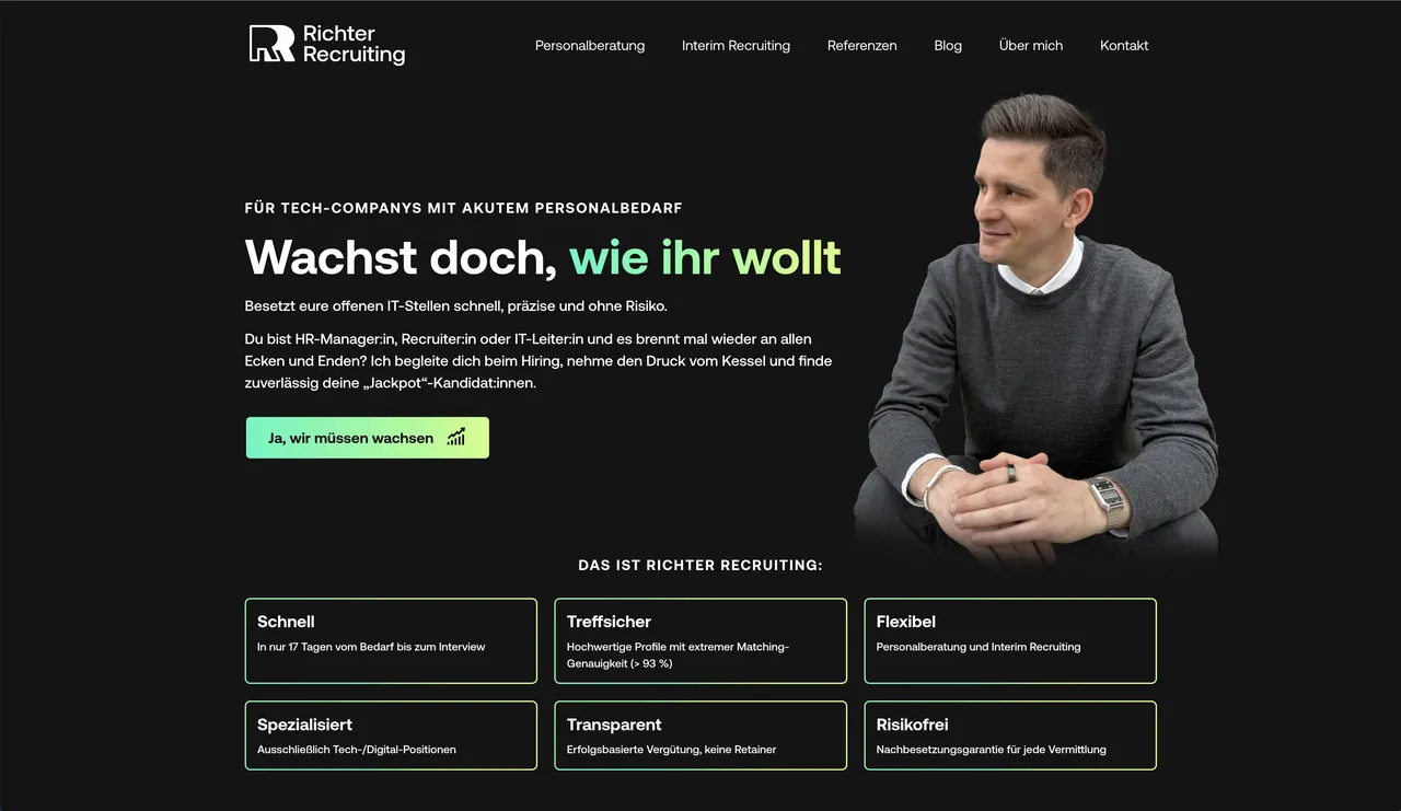 Startseite von Richter Recruiting